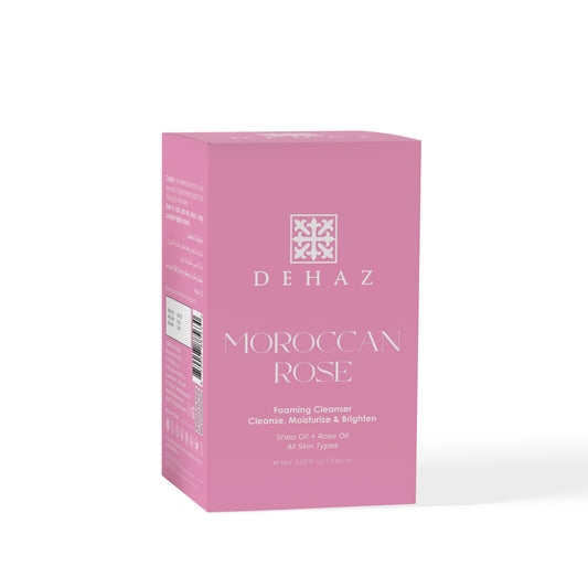 منظف الورد المغربي الرغوي من ديهاز | DEHAZ Moroccan Rose Foaming Cleanser