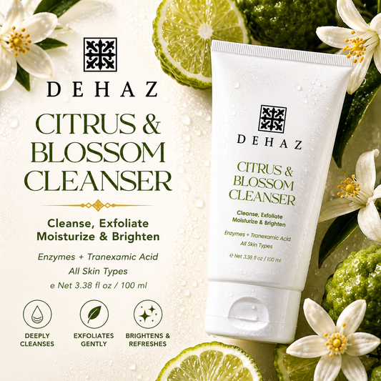 🍊 منظف الحمضيات وزهور البرتقال من ديهاز | DEHAZ Citrus & Blossom Cleanser