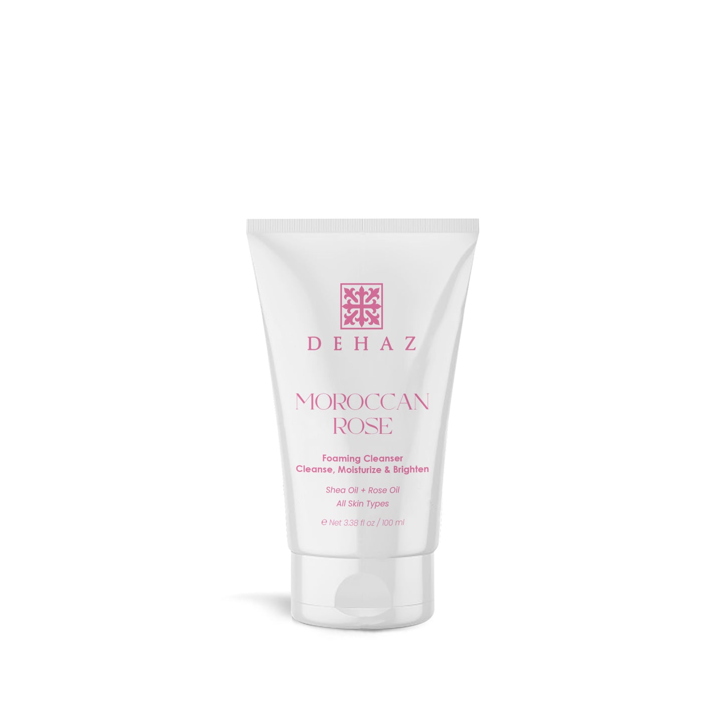 منظف الورد المغربي الرغوي من ديهاز | DEHAZ Moroccan Rose Foaming Cleanser